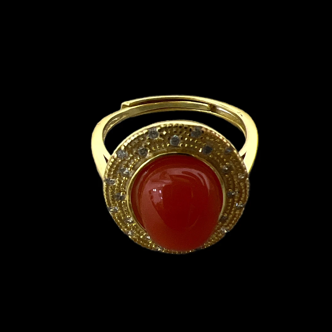 V2903南红戒指孤品