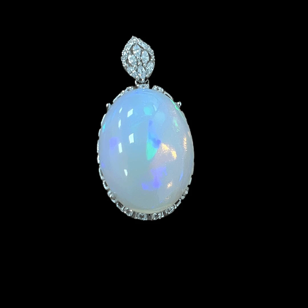 F5651欧泊吊坠手作孤品.