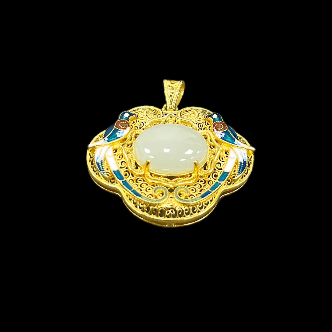 400466 和田玉吊坠孤品！