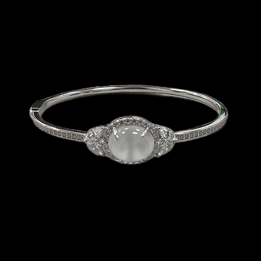 925银手镯 V575手镯时尚潮流孤品！