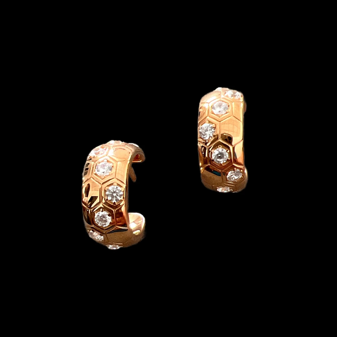 925银耳饰 V4697气质优雅百搭耳钉孤品！