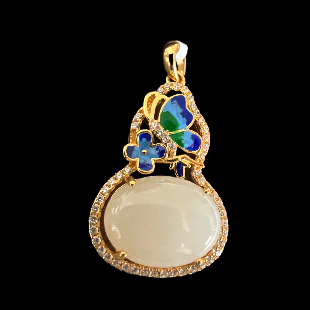 V3286和田玉吊坠孤品