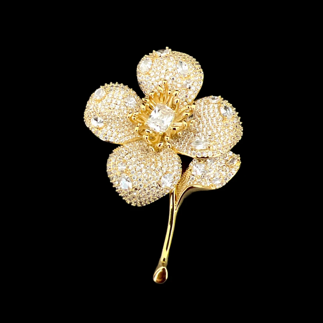 铜合金胸针 200264简约优雅胸针