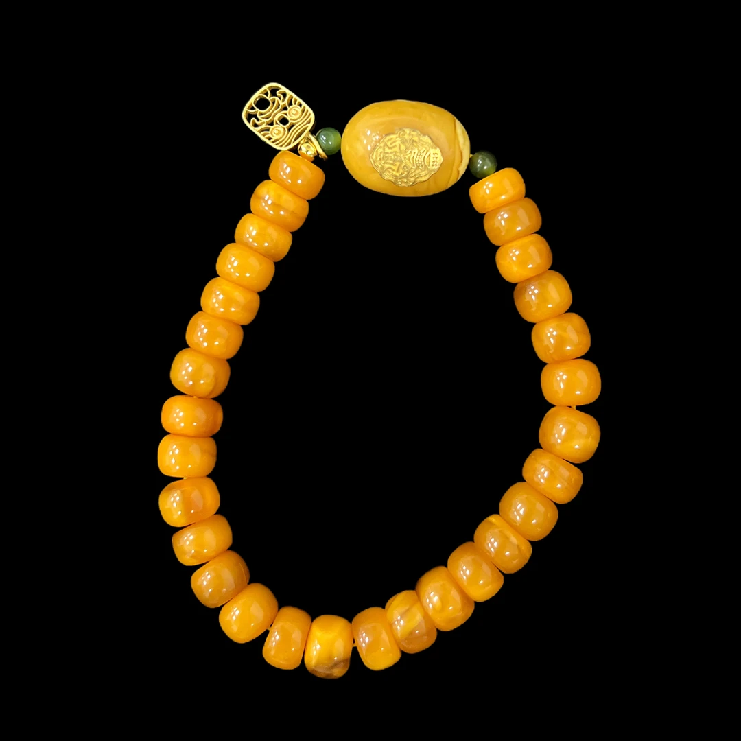 V3826蜜蜡手串多样性发一