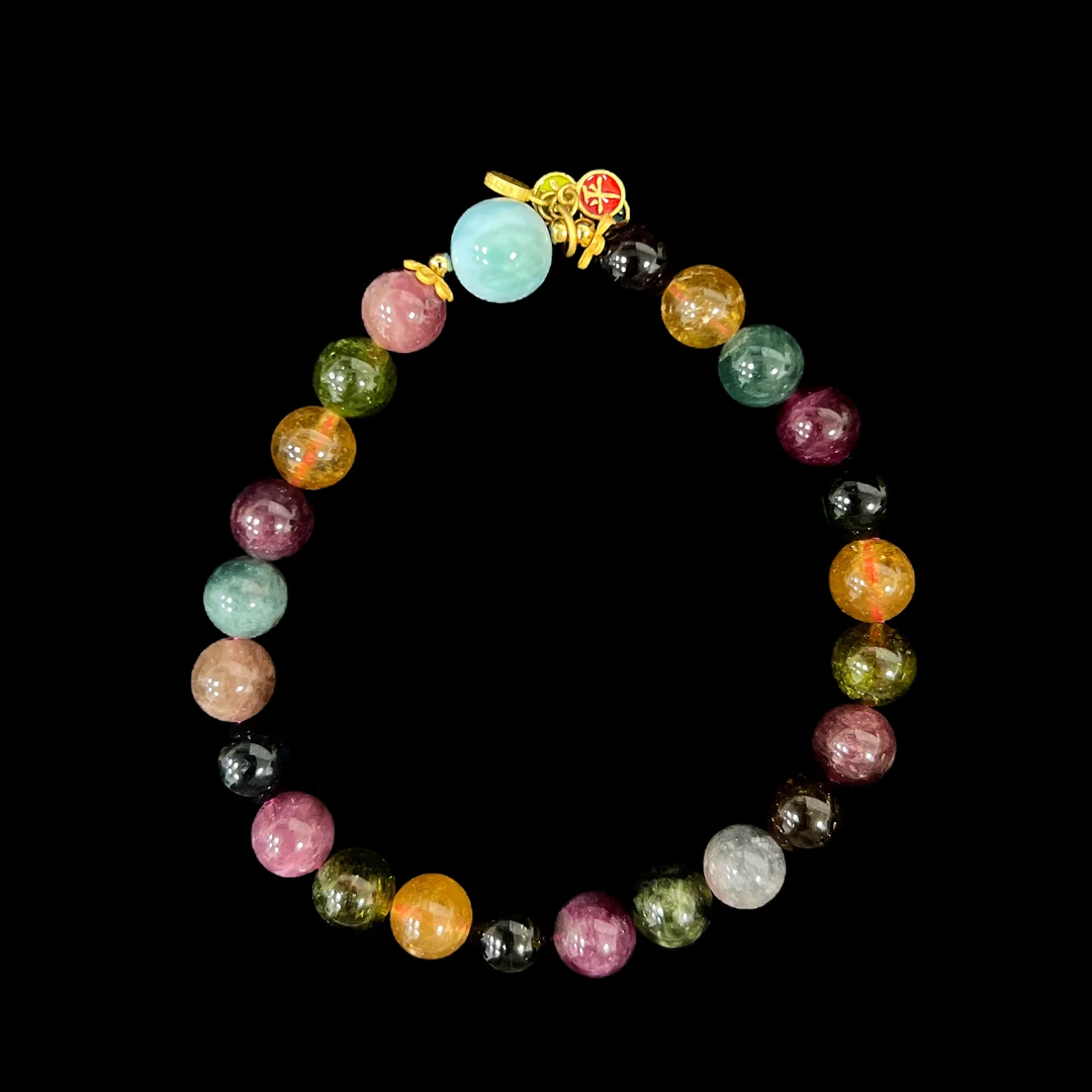 V3879碧玺手串孤品