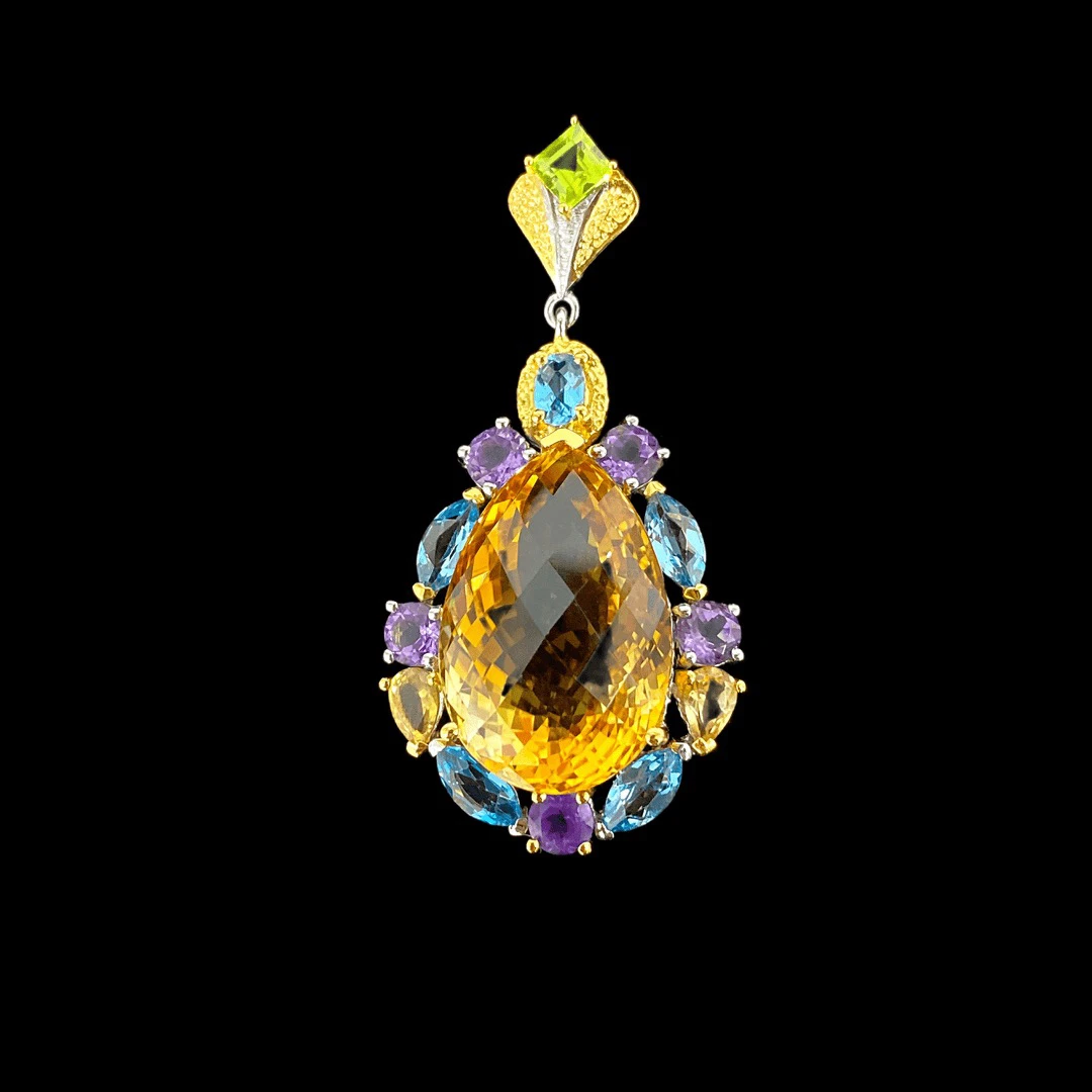 吊坠925银 F2013 老意大利工艺手工制作吊坠孤品！