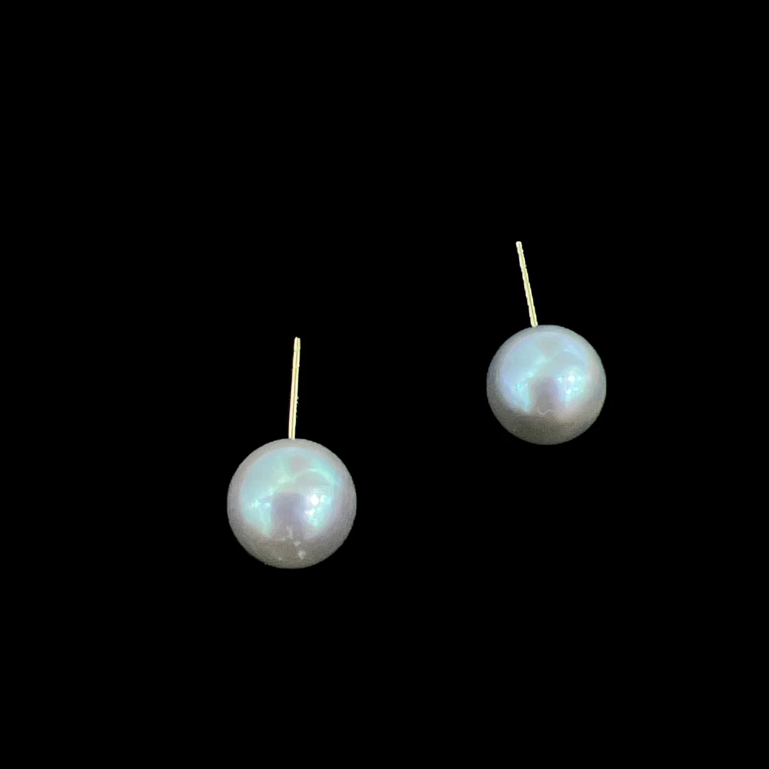 V2876海水珍珠耳钉18K（多样性，发一）”