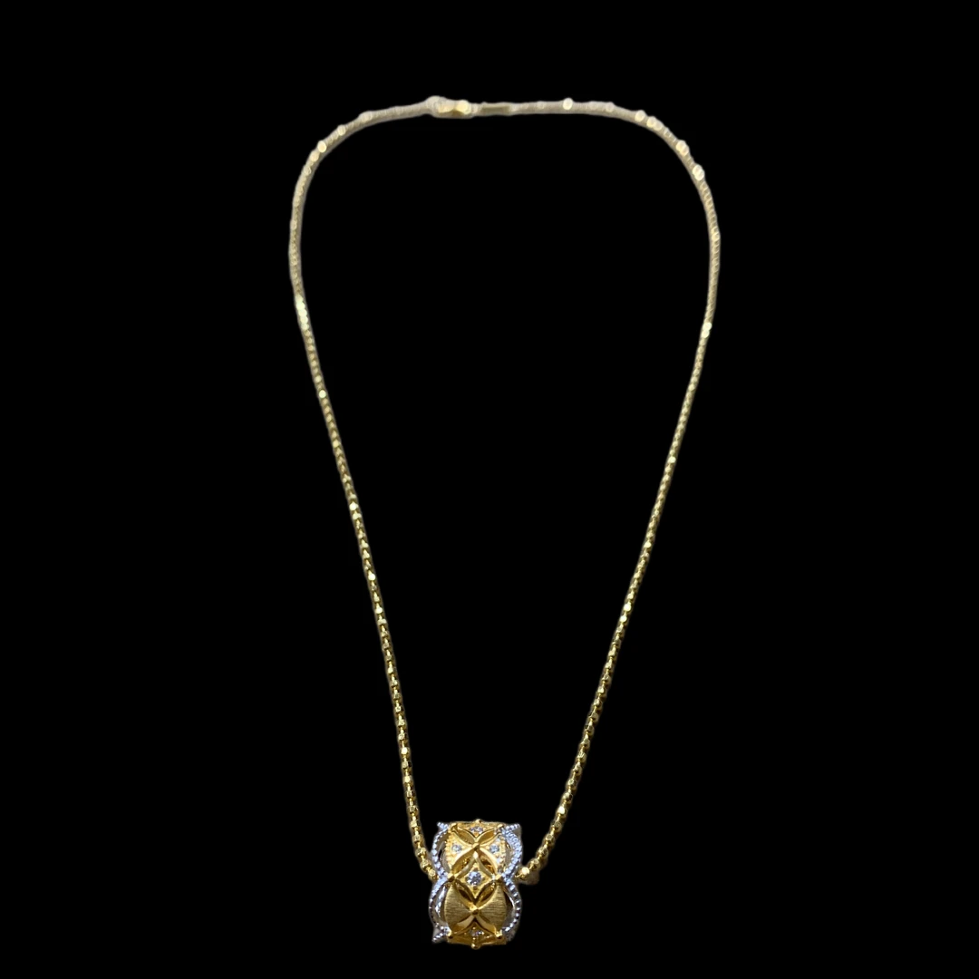 坠链均925银 V5732时尚项链孤品