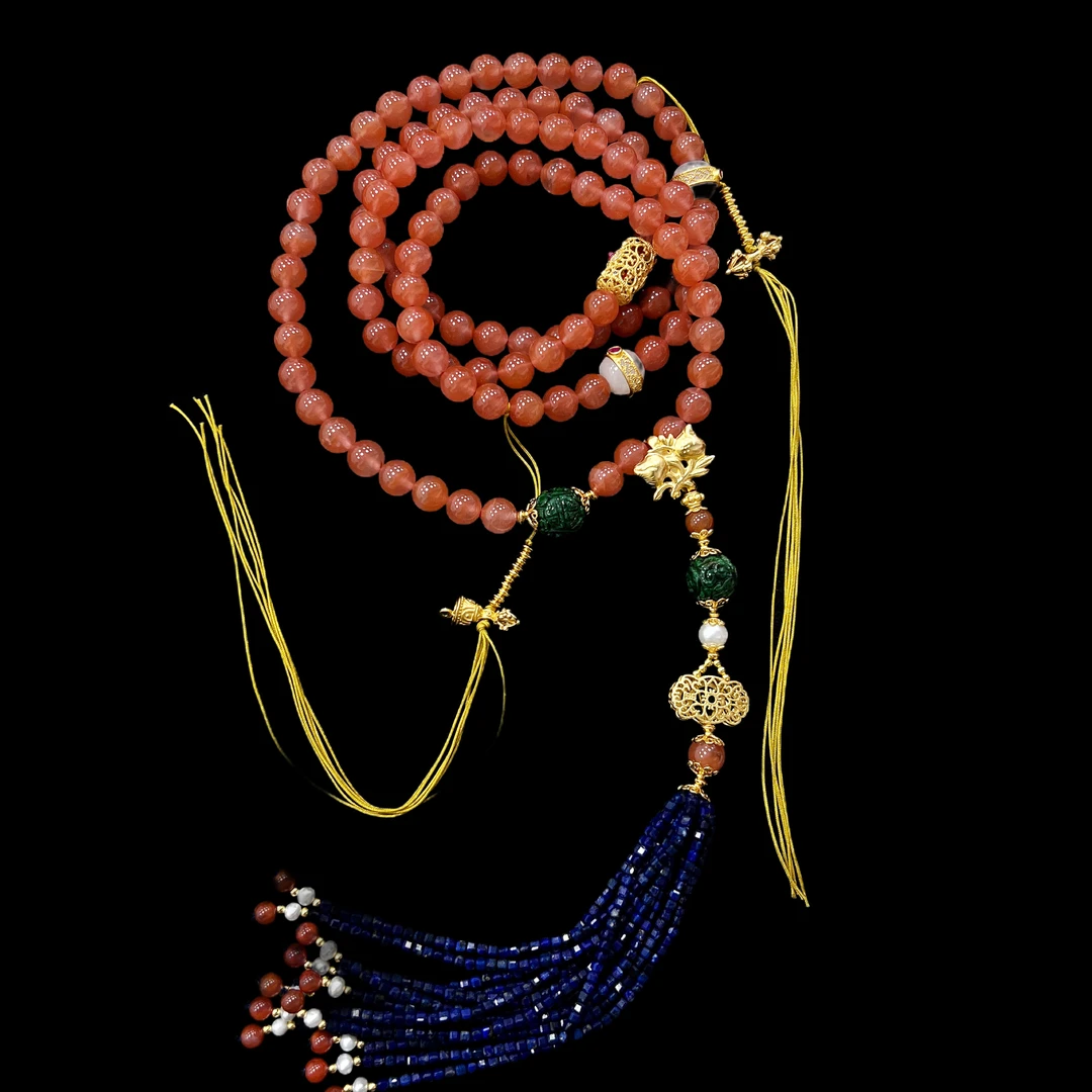 V1474南红项链孤品