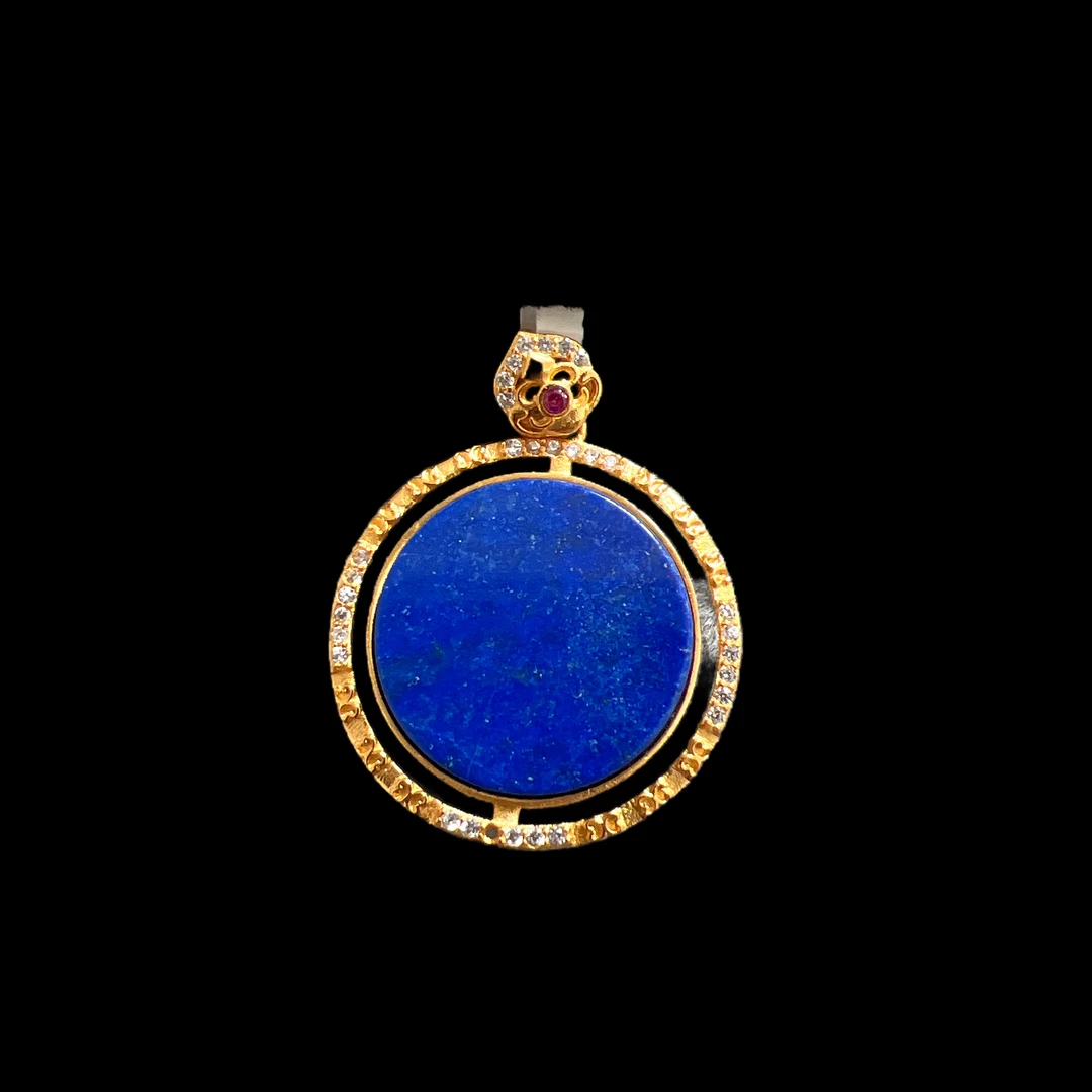 V5859青金石吊坠孤品