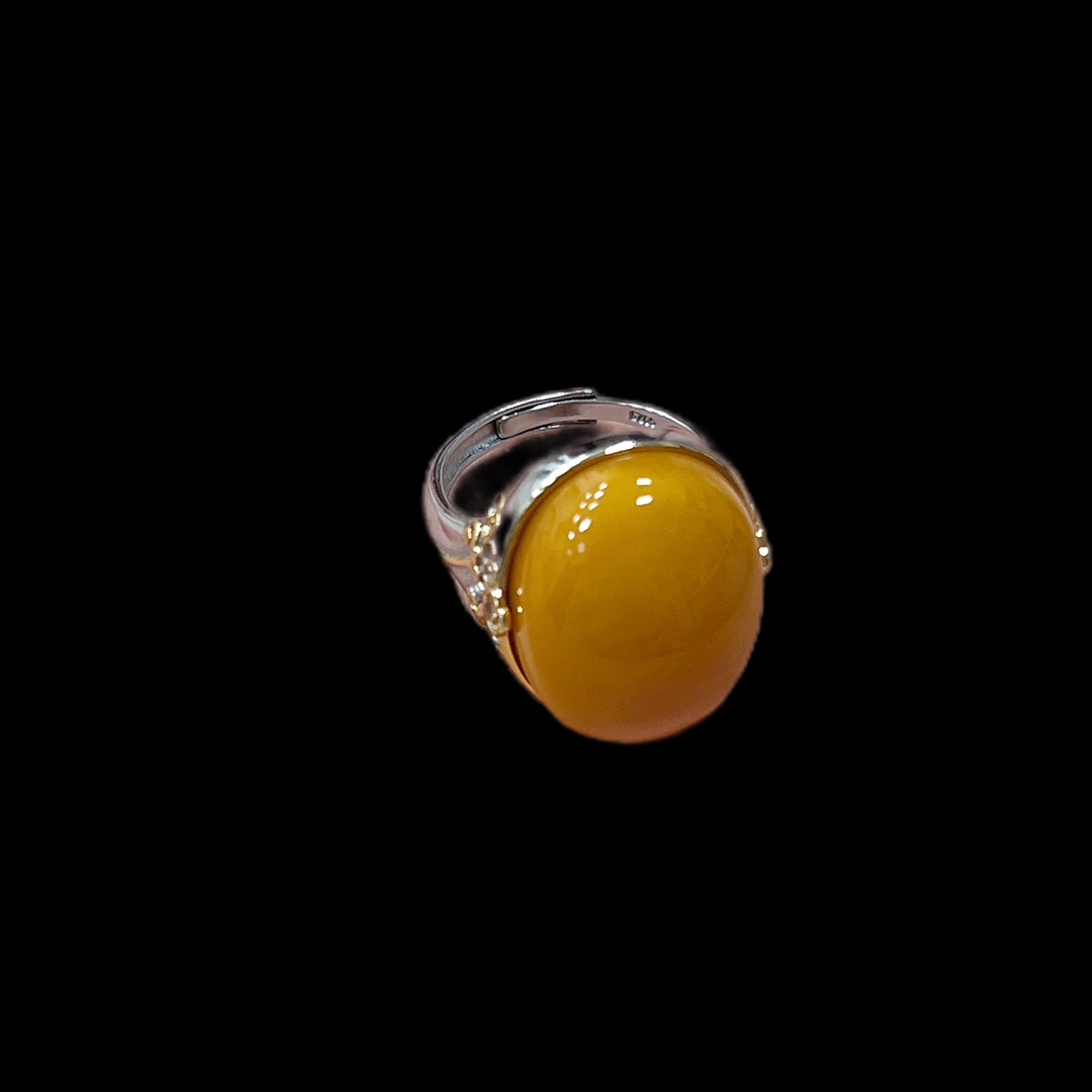 V1994蜜蜡戒指孤品