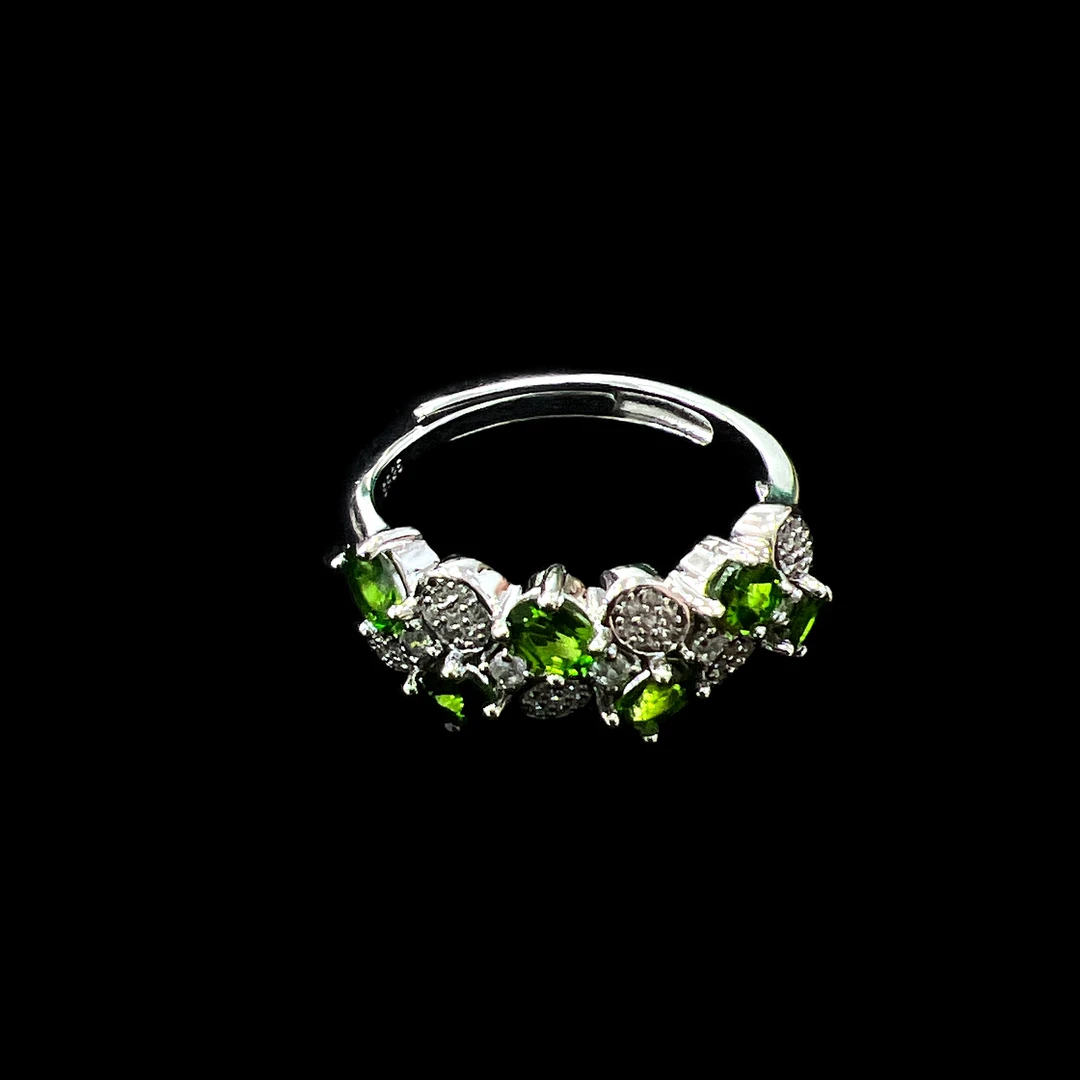 V5124透辉石戒指多样性，发一