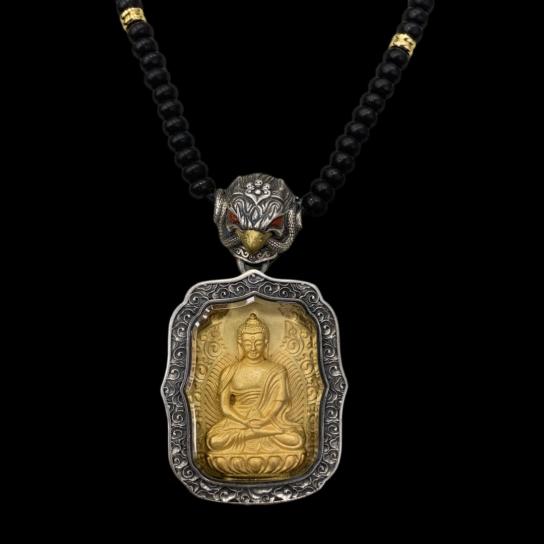 吊坠925银 F217银吊坠阿弥孤品