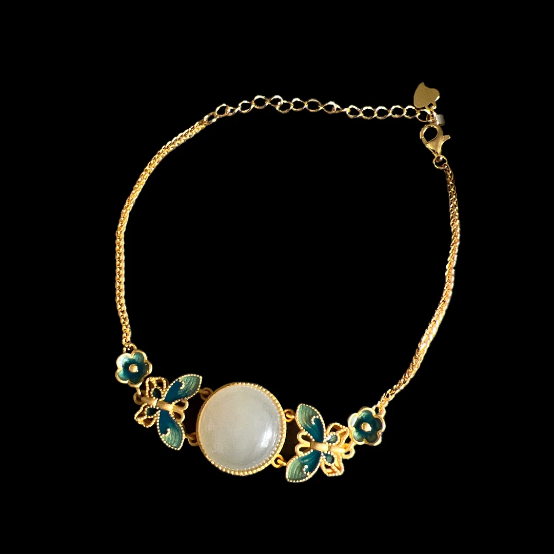 V3378和田玉手链孤品