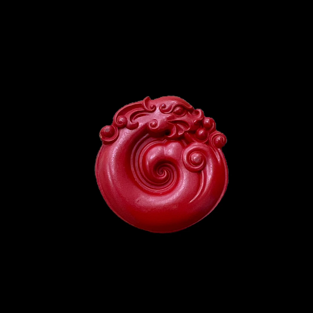 含辰砂工艺品F151朱砂吊坠孤品