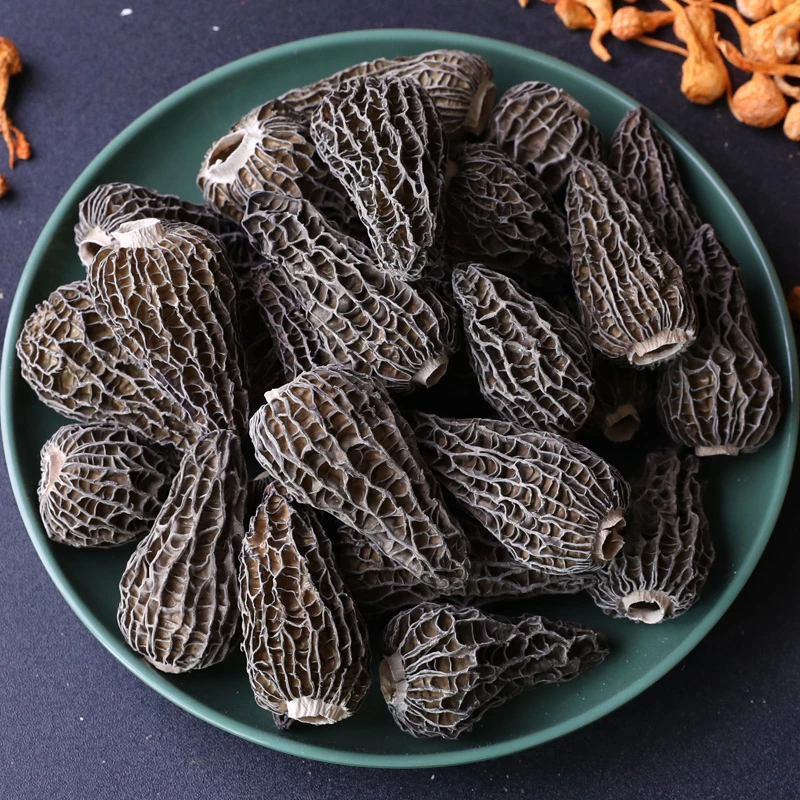 【全剪柄头茬羊肚菌】林地光帽菌 炖汤特产食用菌香味浓郁肉厚煲汤