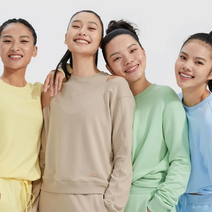 MAIA Everyday SW009 圆领休闲上衣宽松长袖运动卫衣女