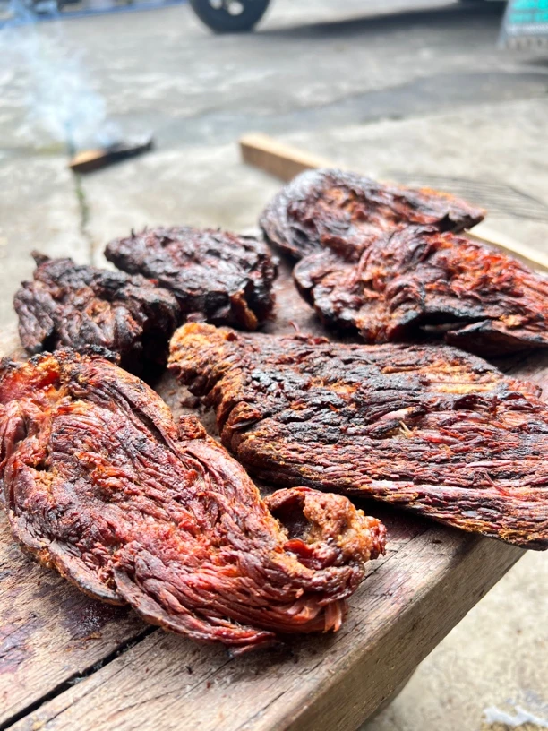 原康土特产滇西本地清真现烤火烧牛肉小锤干巴（即食）