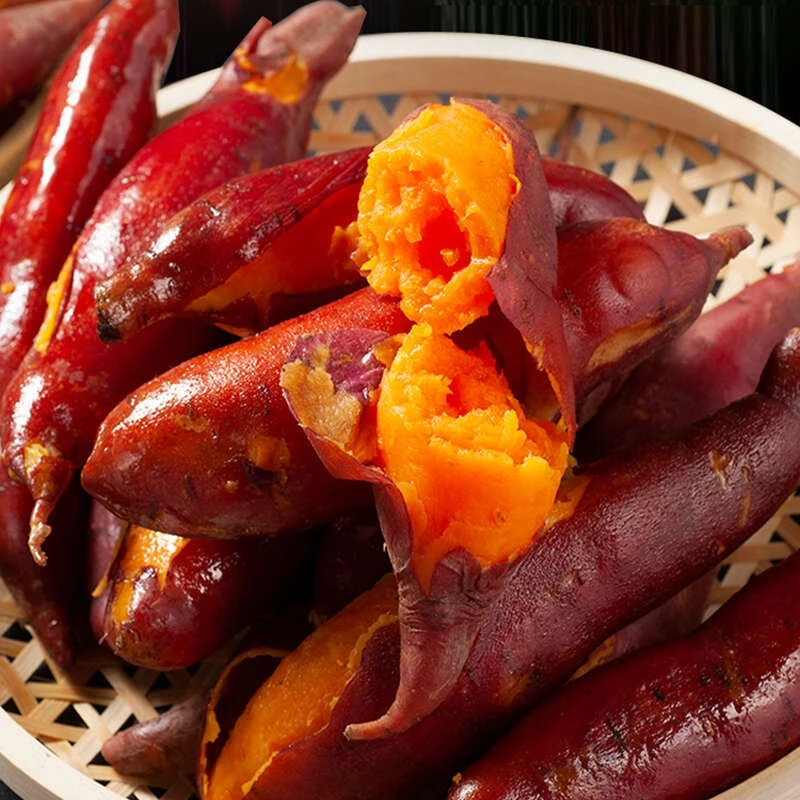 新疆小蜜薯天山红薯香甜地瓜粗粮营养西瓜红新疆小红薯产地直发