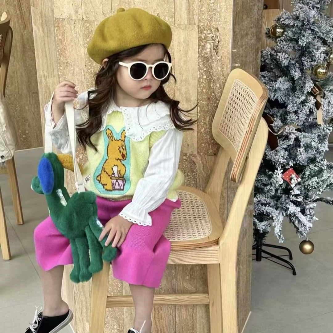 （非图片款5号）春秋洋气针织休闲连帽套装加绒秋冬