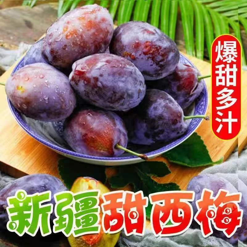 现摘现发正宗甜西梅新鲜水果5斤大果整箱包邮当季应季西梅甜李子