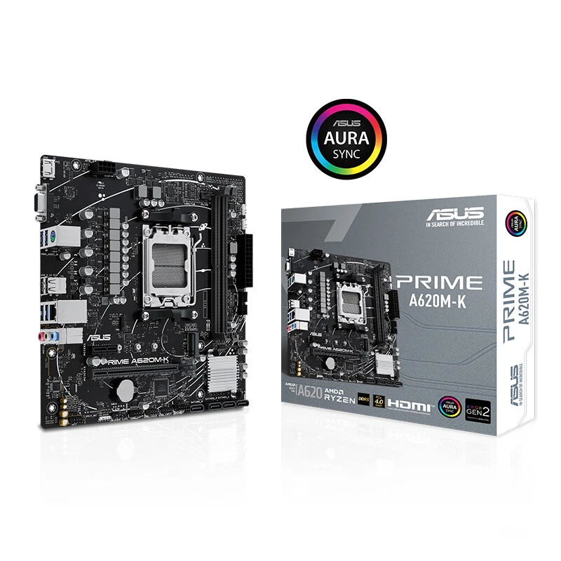 AMD锐龙 R7-7700 /7500F +A620M-K 板U套装游戏吃鸡电竞