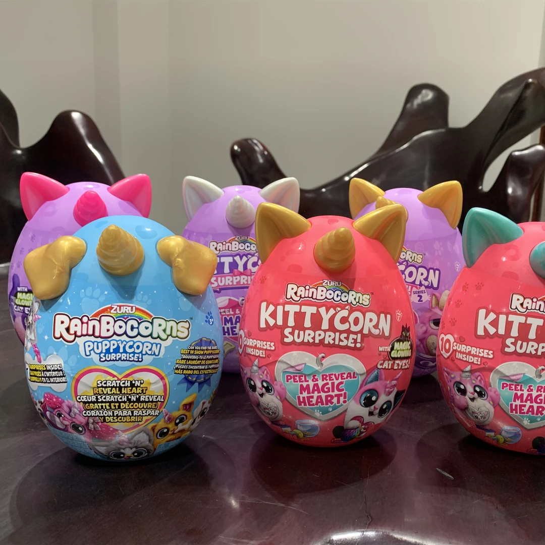 zuru一代中号猫蛋狗蛋喵喵大作战网红儿童玩具女孩毛绒公仔礼物