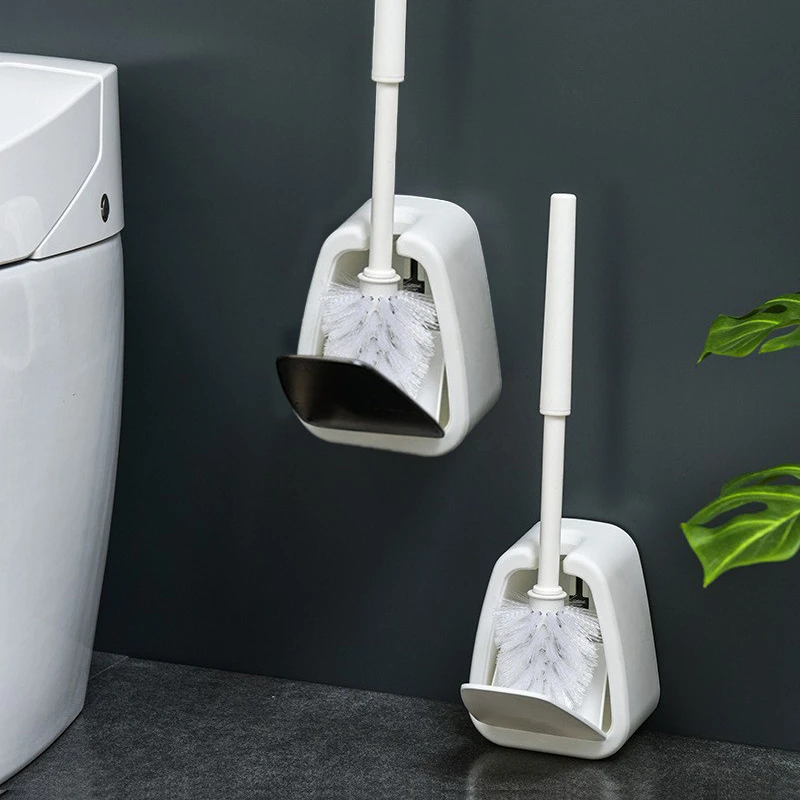 长柄清洁刷厕所刷软毛去污软毛刷家用清洁免打孔套装无死角马桶刷