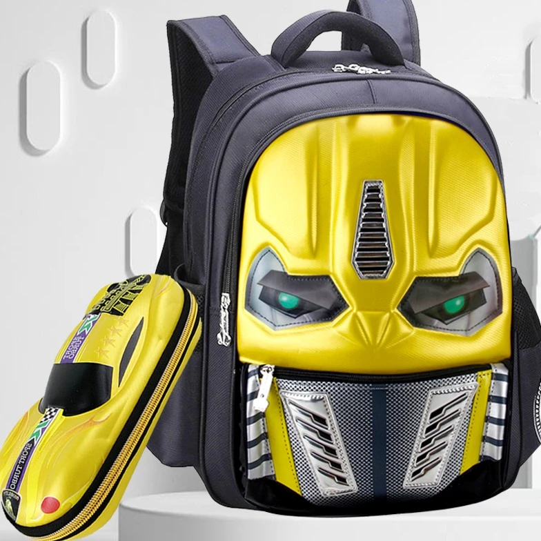 帅气幼儿园学前大班小学生儿童6-12岁一年级男童超轻减负双肩背包