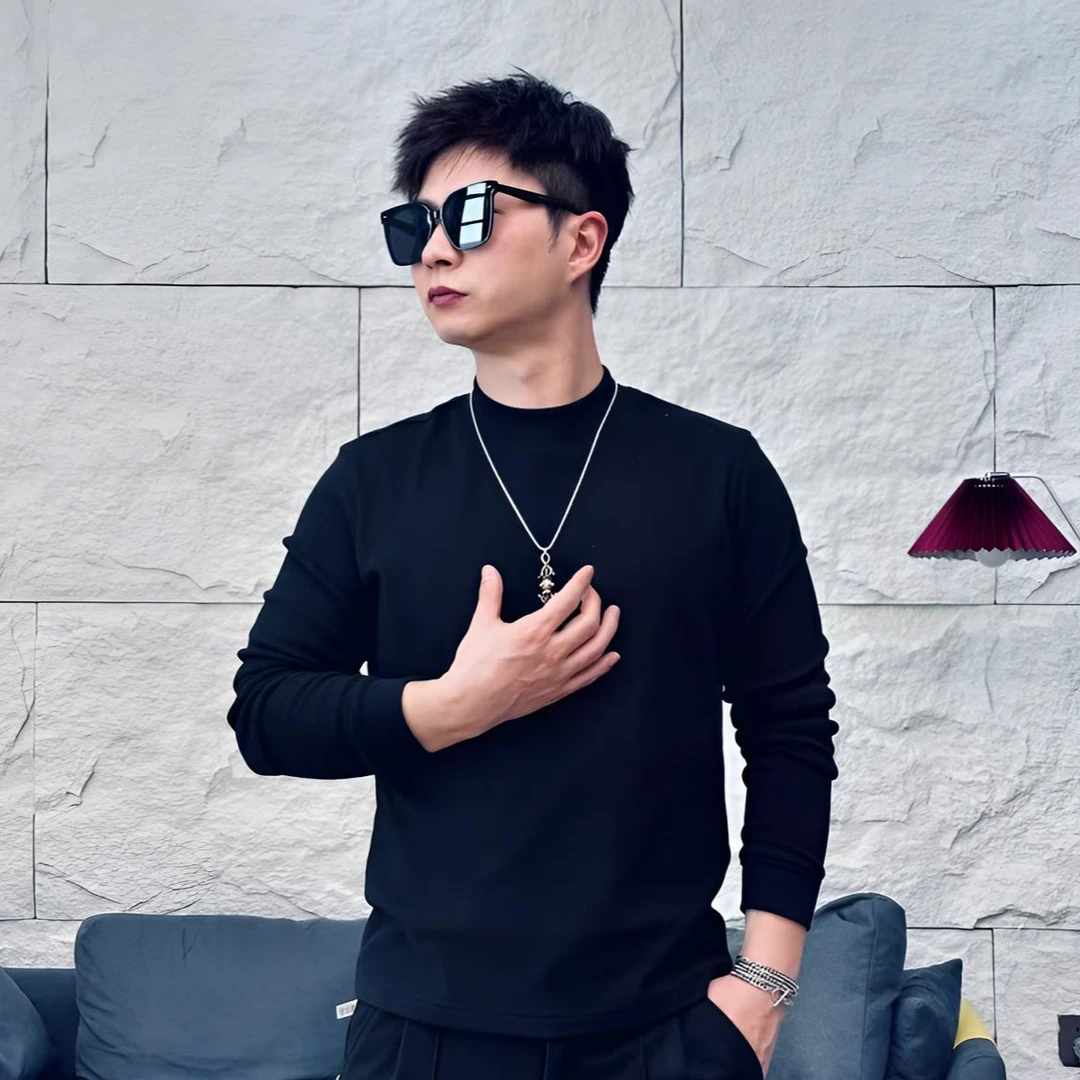 【YED重磅推荐】秋冬新款上新百搭德绒净版半高领打底衫