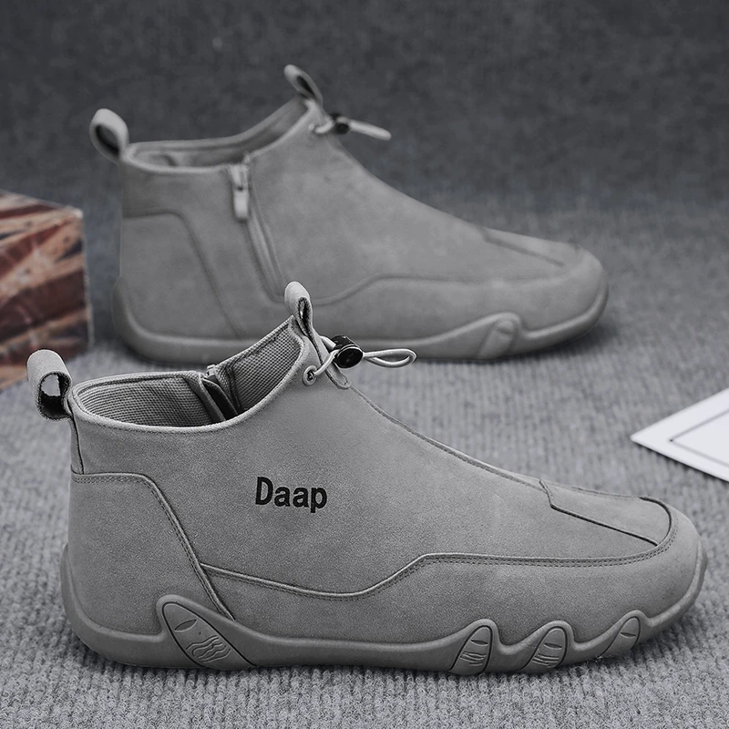 回力新鞋子男秋冬季运动软底复古一脚蹬懒人登山鞋开车工装劳保鞋