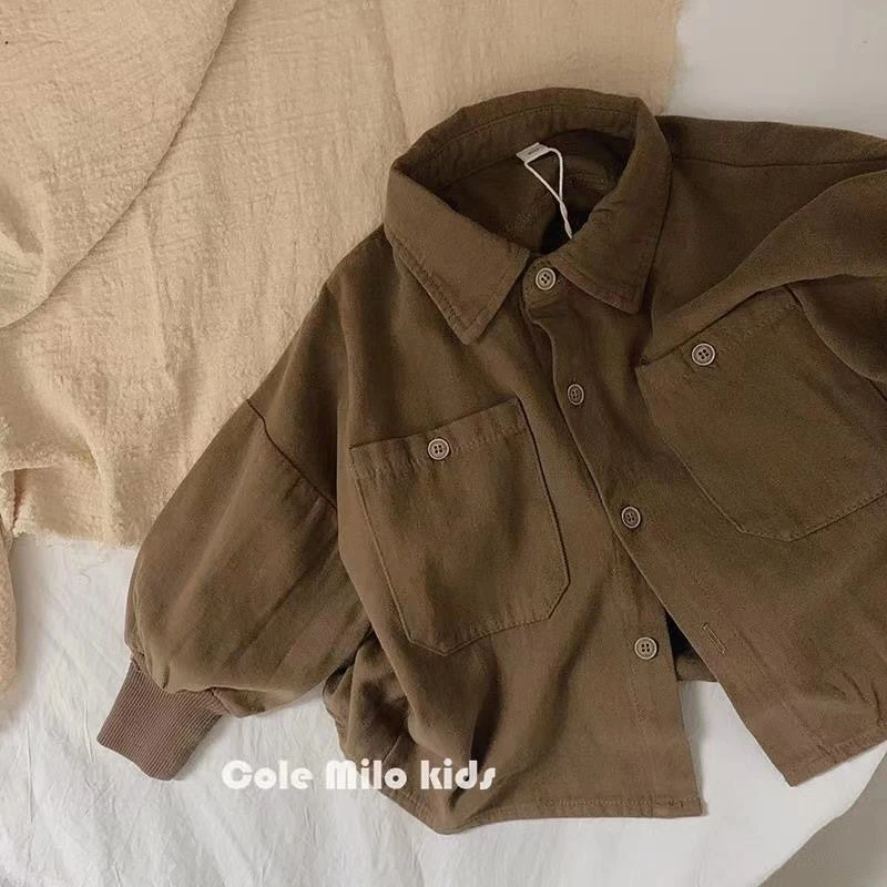 a1男童衬衫春秋装长袖衬衣宝宝上衣春季衣服外套薄款中小童洋气潮