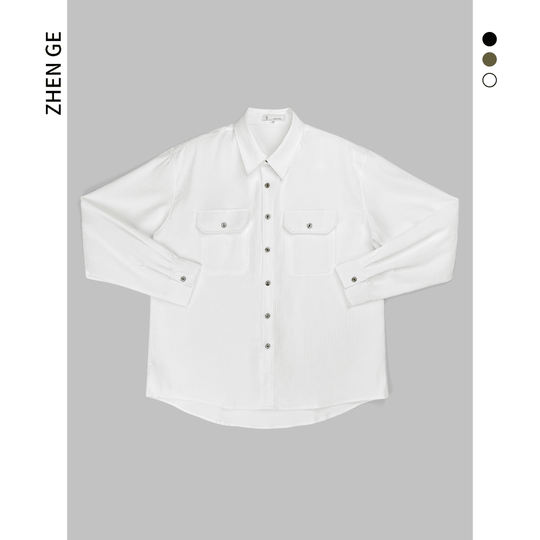 甄哥定制*春夏 条纹衬衫 定制面料 微宽松版型