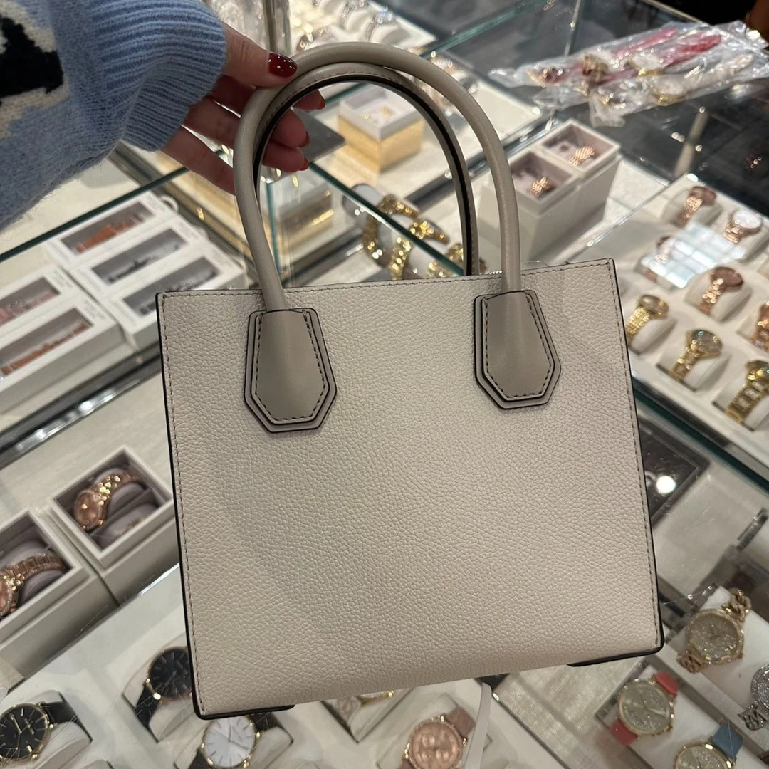 MICHAEL KORS 白拼灰中号MERCER斜挎包【清仓】72061（22x19x11cm）