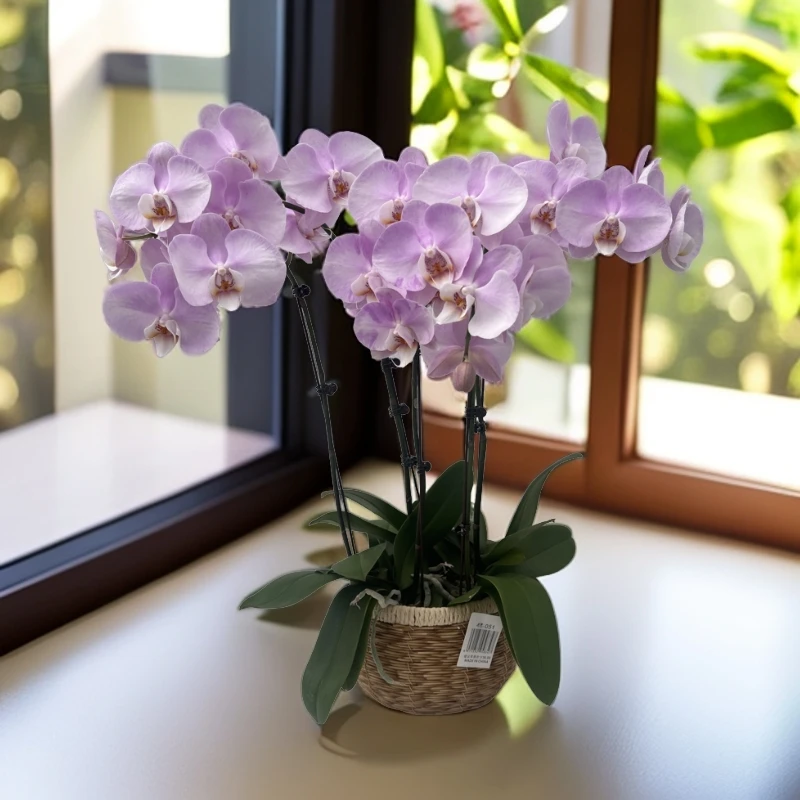 鲜花【粉云朵】蝴蝶兰室内种植观赏送礼带花发货
