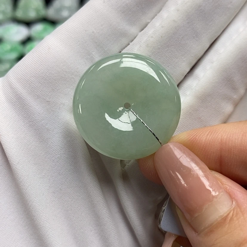 【闪购商品】翡翠颈饰未镶嵌平安扣