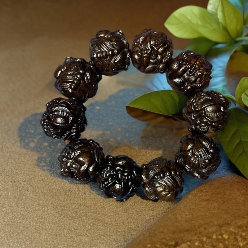 115号沉木单圈随形手链