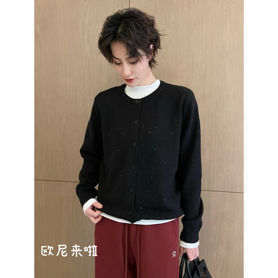 YouYou【团宠】重磅年货定制款钻感纯色 / 新款针织上衣ZZS5380N