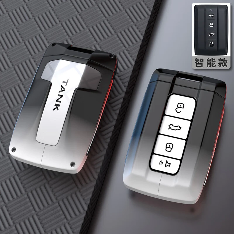 坦克300钥匙套24款专用500高档400坦克500hi4t女三百男士改装壳扣