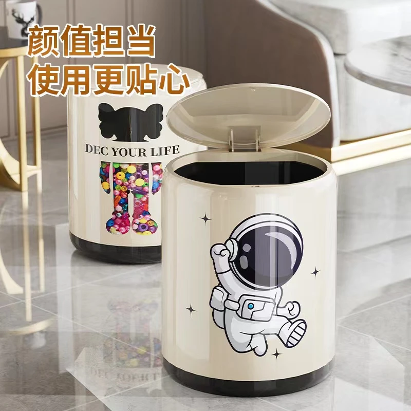 拉萨发货西藏包邮垃圾桶暴力小熊客厅卧室大号大容量可爱ins风