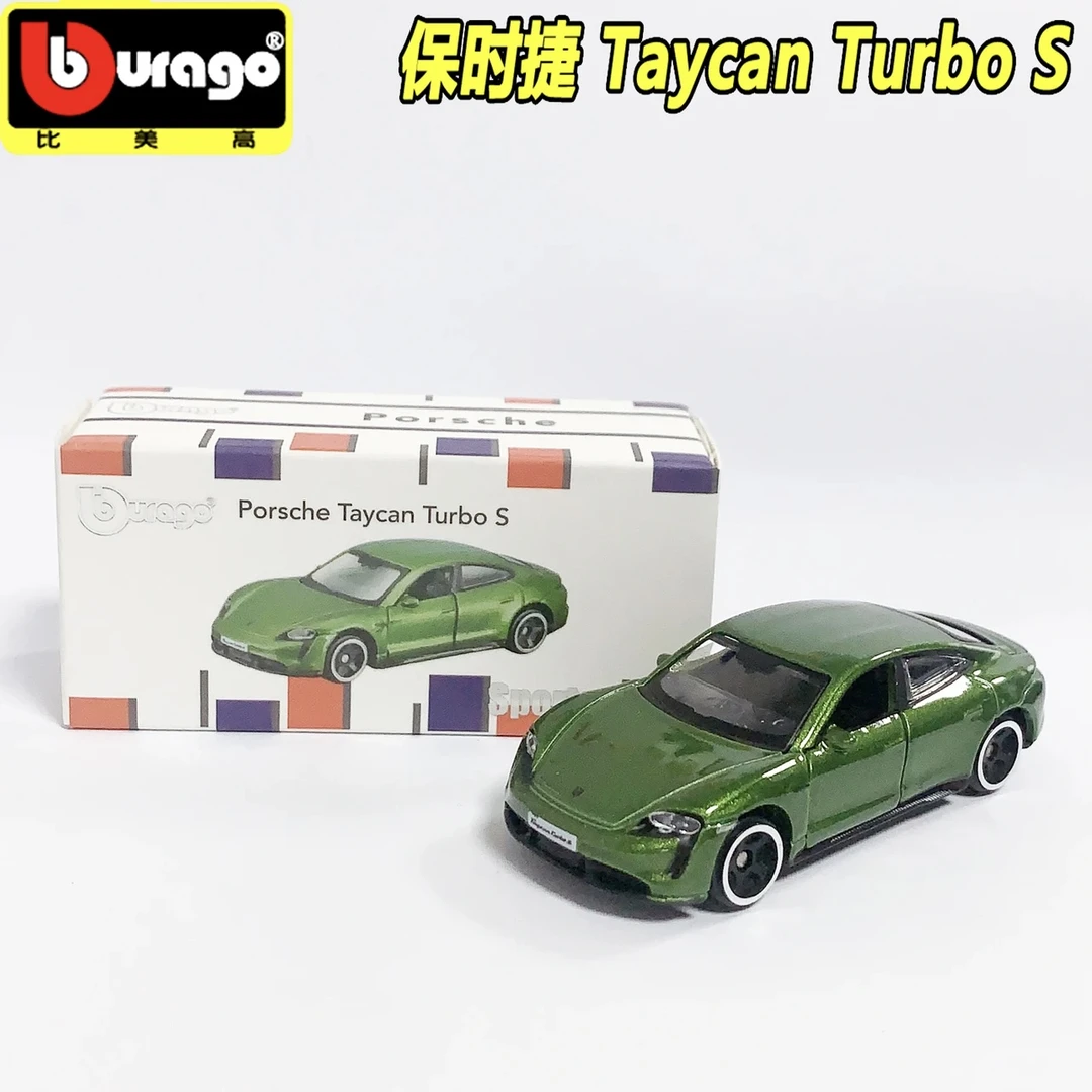 burago/比美高合金车模型1：64保时捷Taycan Turbo‘s