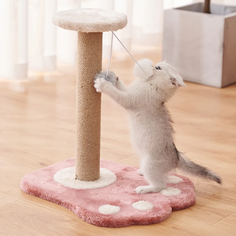 剑麻猫抓板猫抓柱磨爪器立式不掉屑耐磨猫爬架窝逗猫玩具猫咪用品
