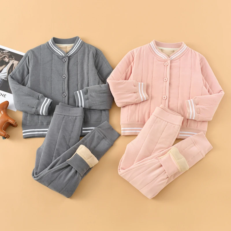 【精选100%绵羊毛填充】 高定版校服神器冬季保暖套装儿童棉服棉袄