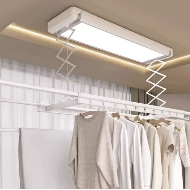 炫太太明装超薄电动升降伸缩晾衣架阳台家用米家智能遥控衣架机