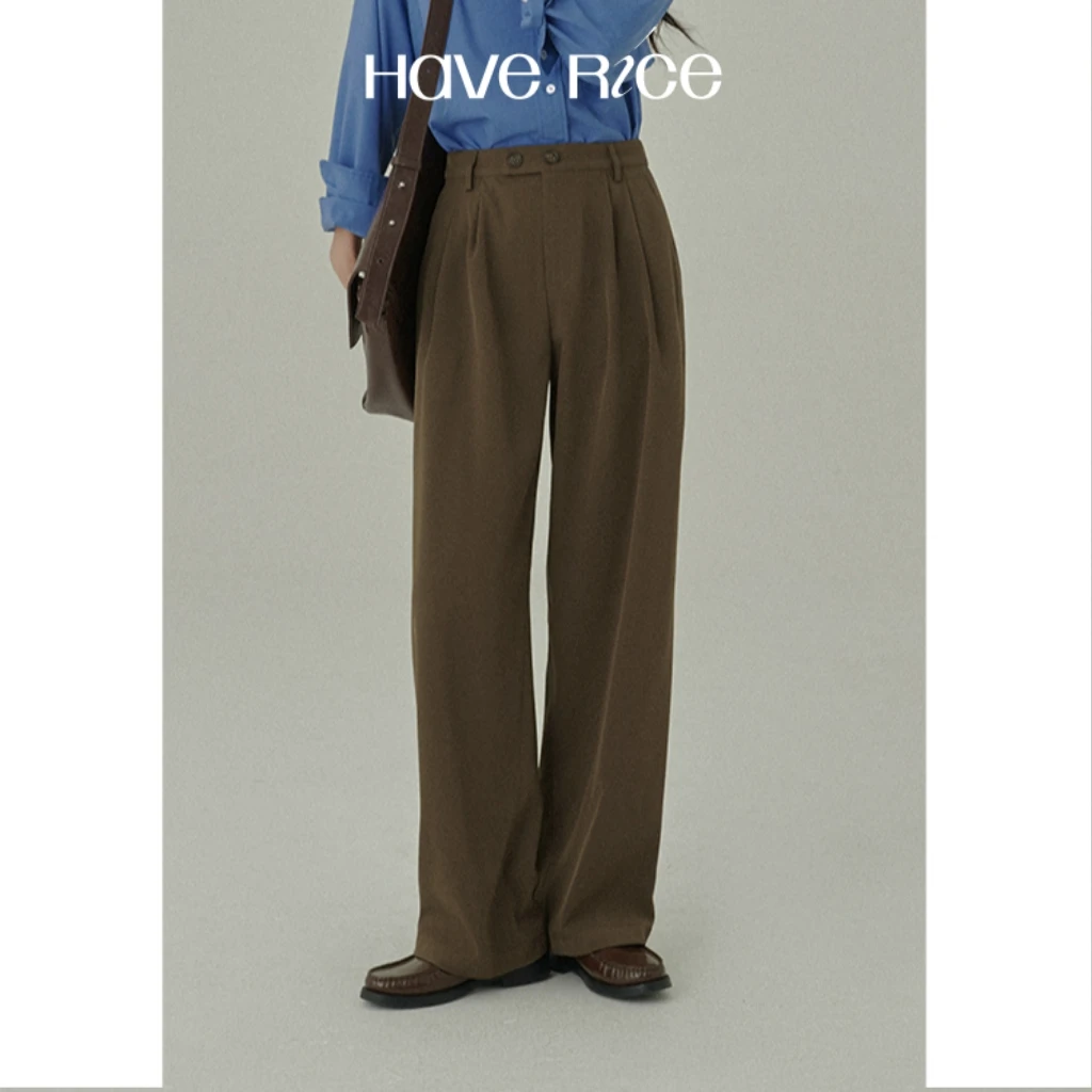 【爆款神裤7.0】2025新款四季常青优质显瘦直筒裤阔腿休闲西装裤女