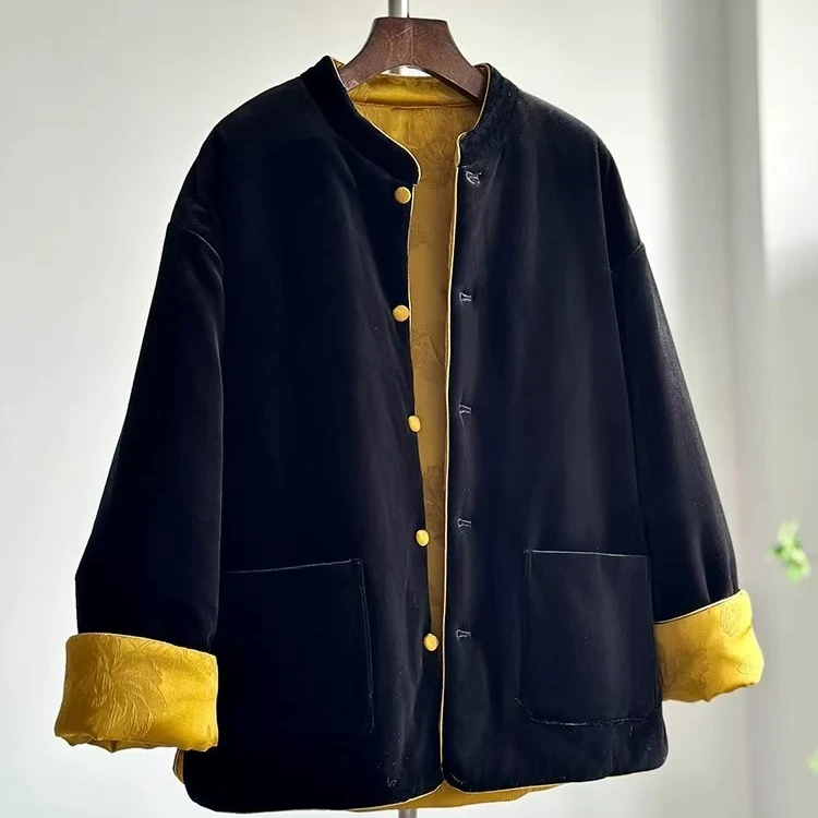 【鎏金岁月】双面穿潮流时尚贵气百搭显瘦外套