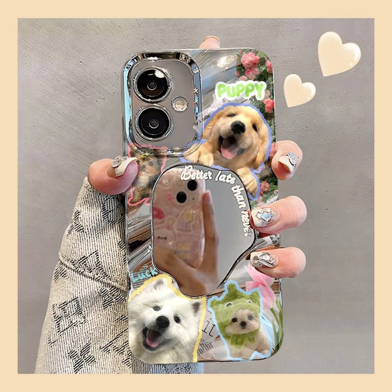 呆萌小狗荣耀100手机壳全包防摔honor90pro卡通可爱80超火新款