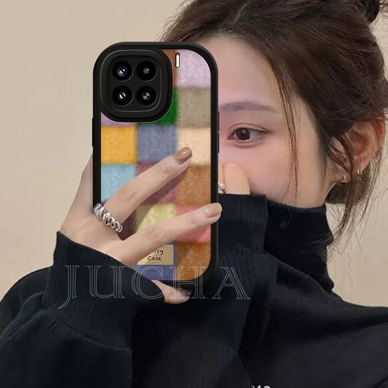 彩色方块适用小米15手机壳高颜值新款xiaomi15pro女款小众保护壳
