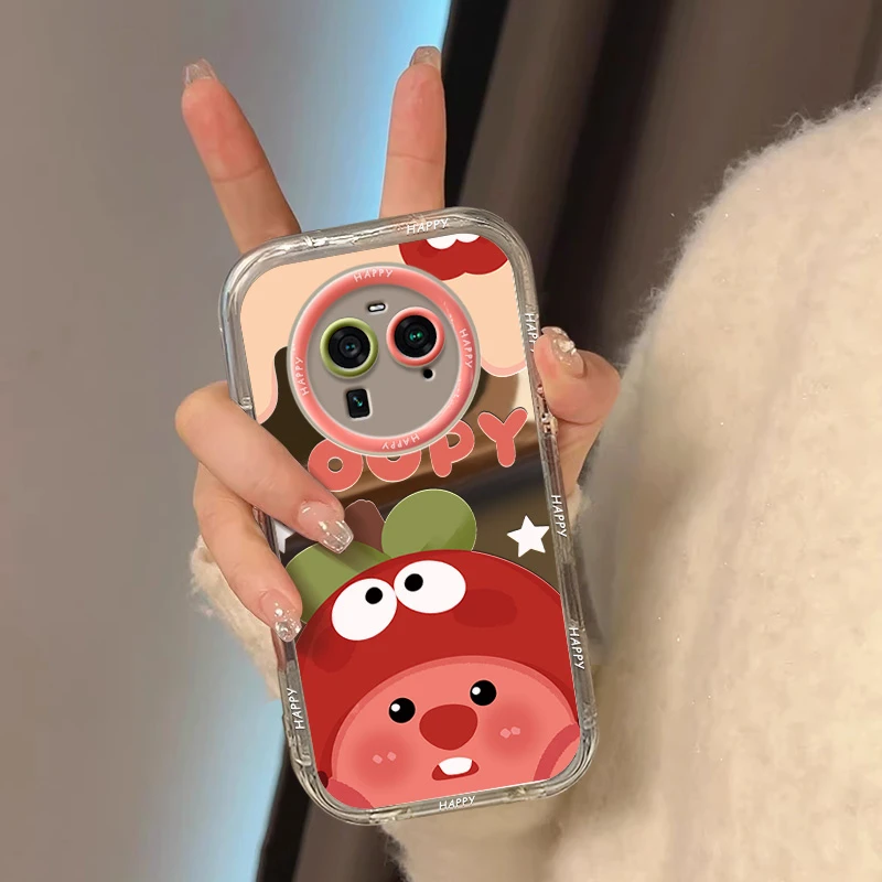 海狸草莓精oppofindx6手机壳新款卡通OPPOfindx5可爱x3pro情侣款