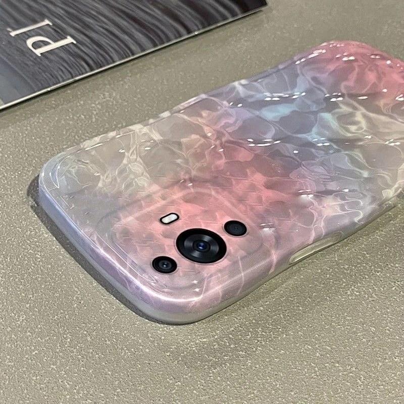 粉蓝波光水面华为nova11手机壳新款高端HUAWEInova10pro小众轻奢